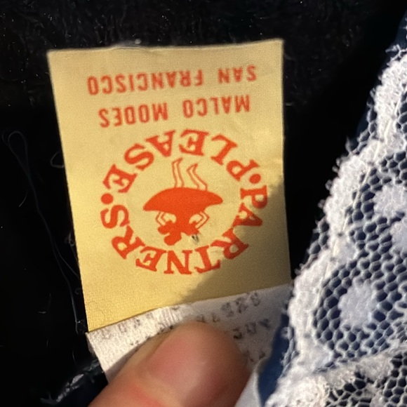 Vintage Square Dance dress! In excellent condition. Navy blue. #squaredance - Picture 7 of 9